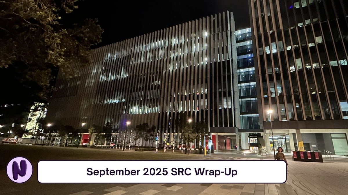 September 2025 SRC Wrap-Up