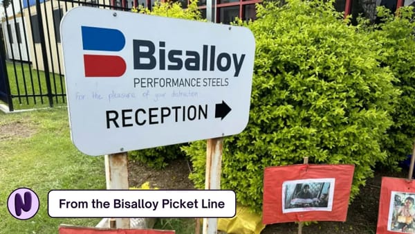 From the Bisalloy Picket Line