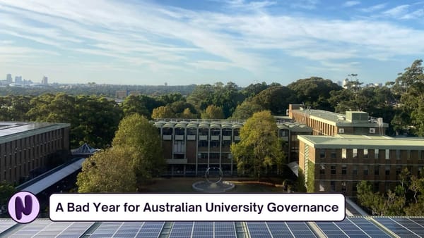 A Bad Year for Australian University Governance